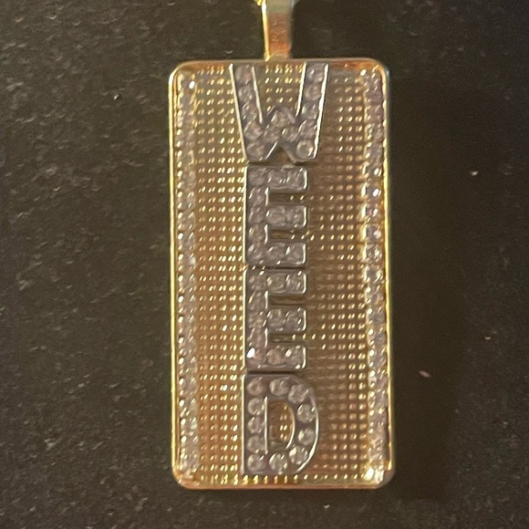 Handmade Other - Necklace Iced-Out Word(“Weed”) Pendant